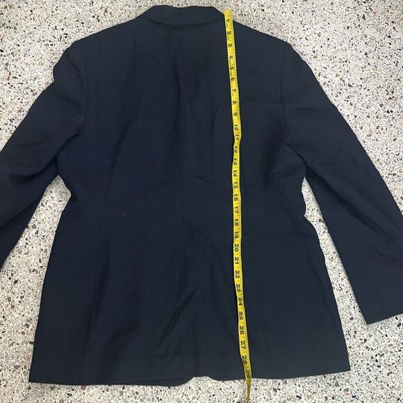 Ralph Lauren crest wool navy blazer gold button 14P lined - Picture 8 of 9